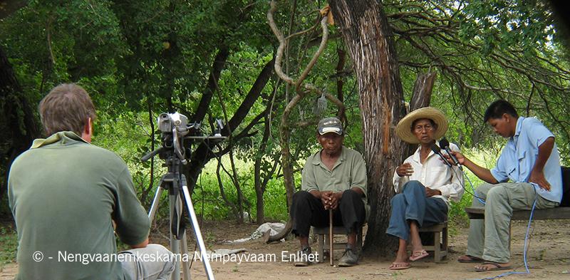 Aufnahmen des indigenen Enlhet-Instituts "Nengvaanemkeskama Nempayvaam Enlhet" ("Unsere Sprache und unser Wissen wachsen lassen")